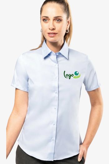 Image produit Chemise manches courtes sans repassage femme