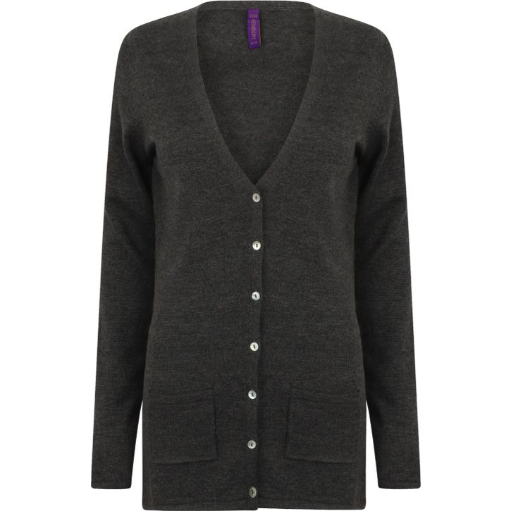 Image produit Ladies v-neck button pocket cardigan