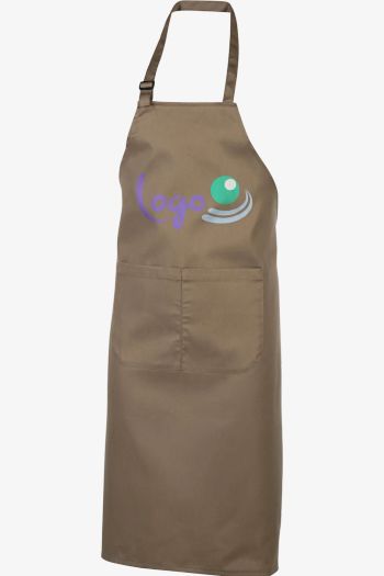 Image produit Tablier à bavette polycoton avec poche