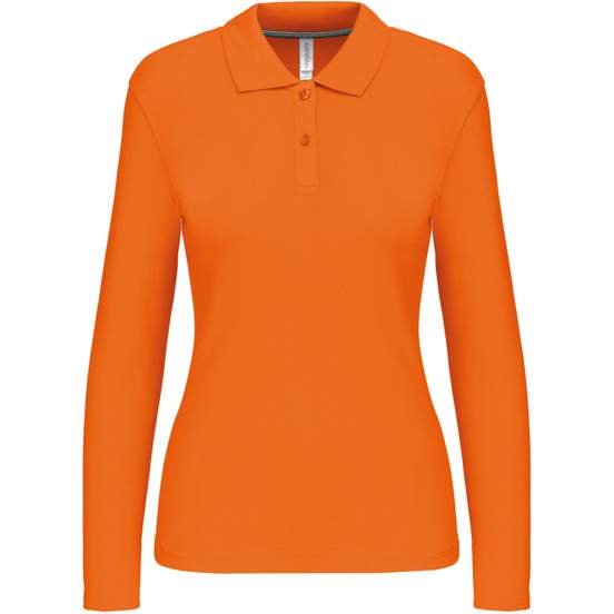 Polo manches longues femme