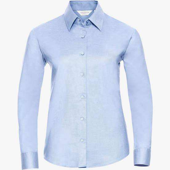 Ladies’ long sleeve tailored oxford shirt