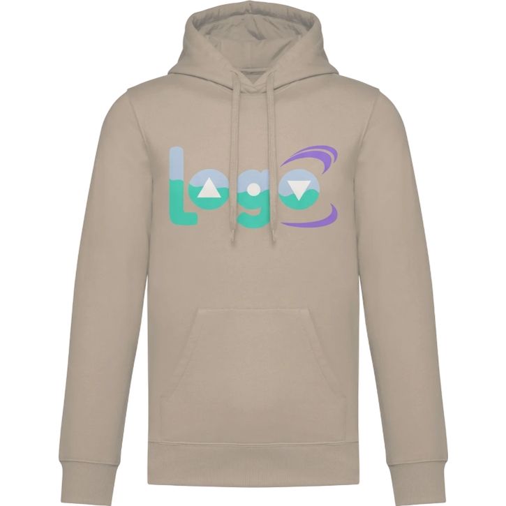 Sweat-shirt recyclé à capuche unisexe