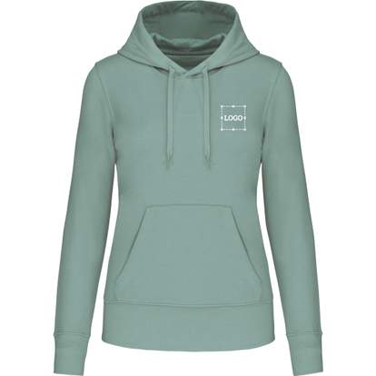 Image produit Sweat-shirt écoresponsable à capuche femme