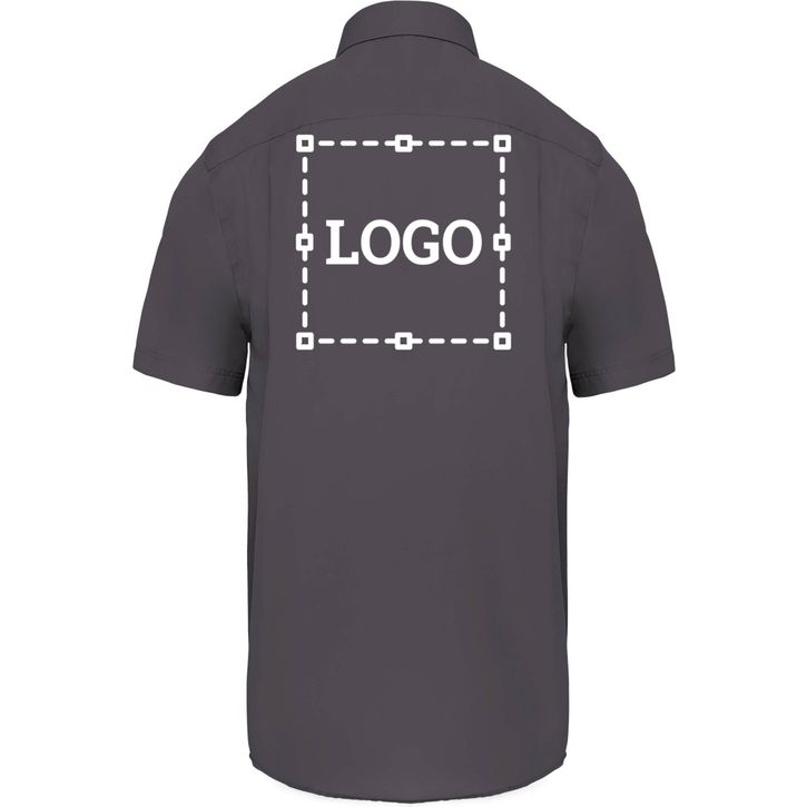 Image produit Chemise micro-sergé manches courtes sans repassage