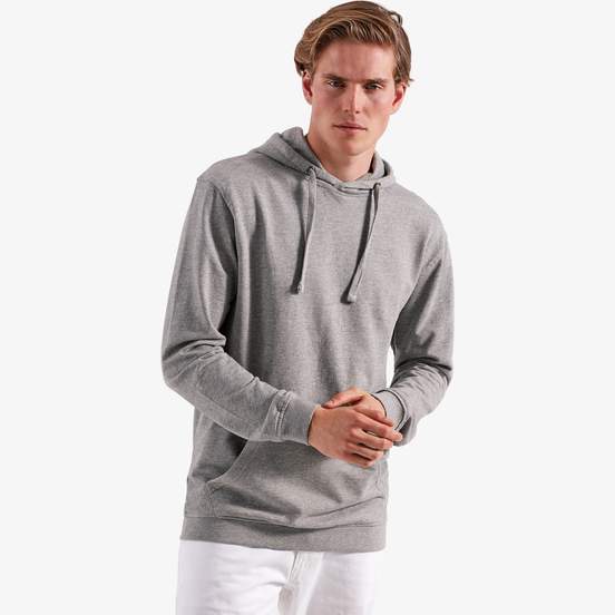 Sweat à capuche homme délavé vintage « coastal » en mailles bouclettes