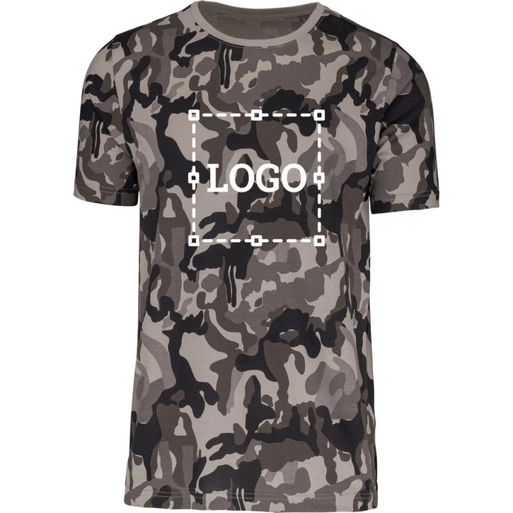 Image produit T-shirt camo manches courtes homme