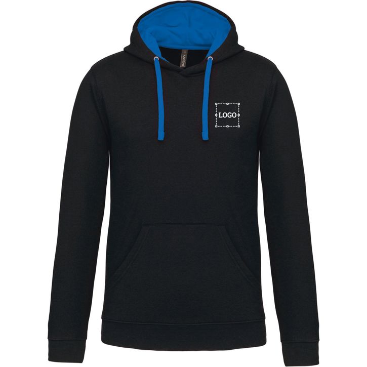 Image produit Sweat à capuche bicolore