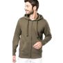 Sweat-shirt capuche zippé unisexe