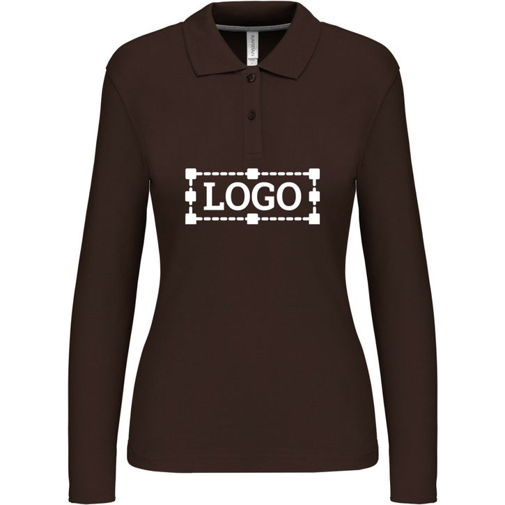 Image produit Polo manches longues femme