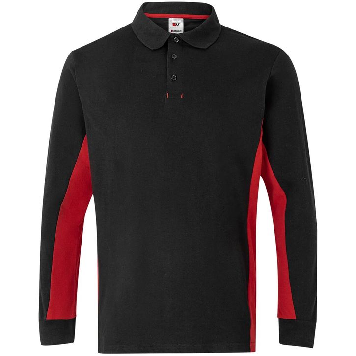 Image produit Polo bicolore manches longues