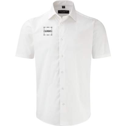 Image produit Men’s short sleeve fitted stretch shirt