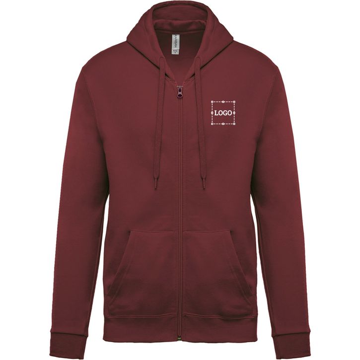 Image produit Sweat-shirt zippé capuche 