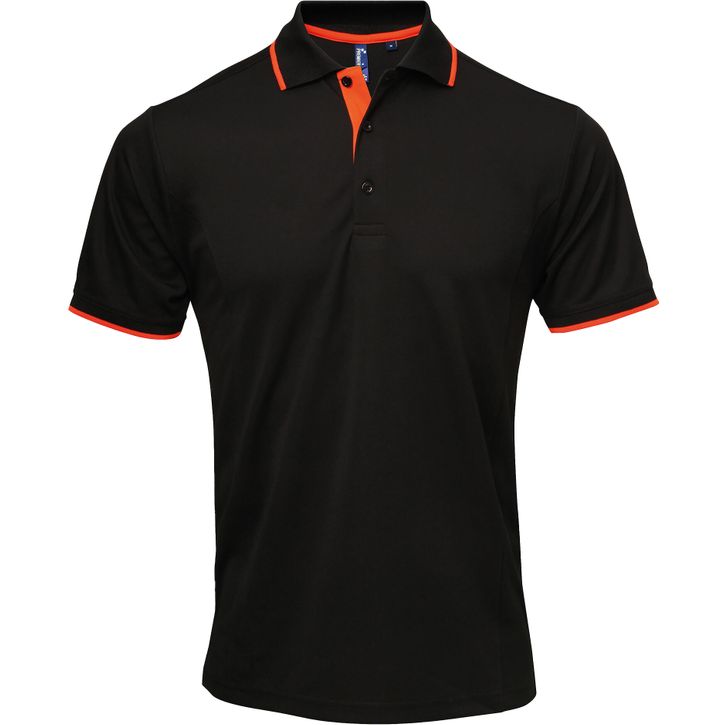 Image produit Polo Coolchecker® contrasté pour homme