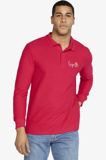 Image produit Premium Cotton Adult Double Piqué Polo LS