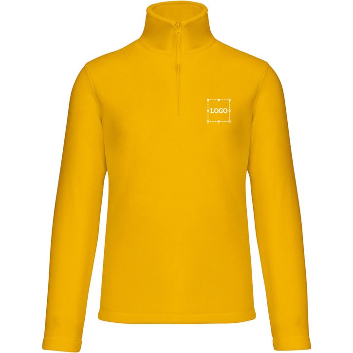 Image produit Enzo > Micropolaire col zippé homme