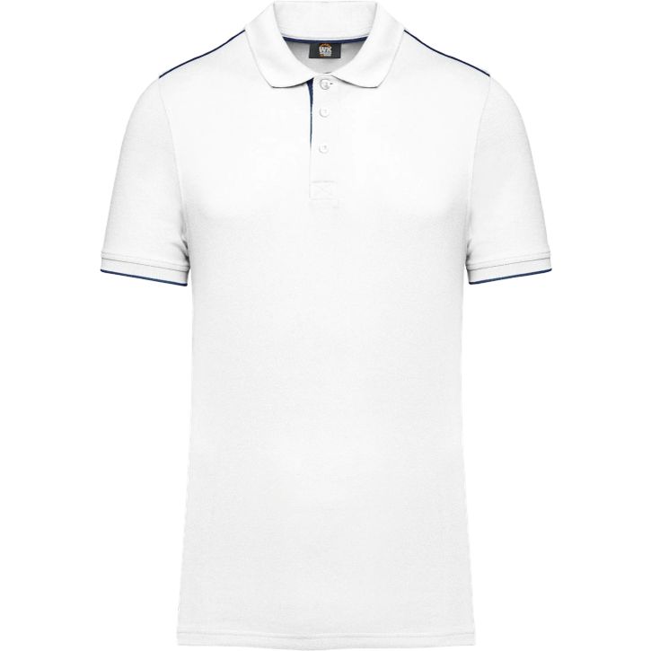 Image produit Polo Day To Day contrasté manches courtes homme