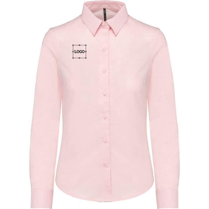 Image produit Chemise Oxford manches longues femme