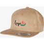 Suede Leather Snapback