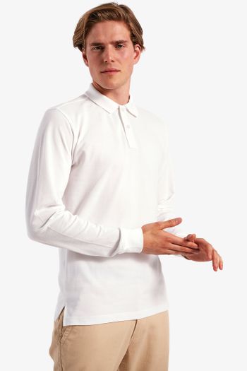 Image produit Polo coupe classique à manches longues homme