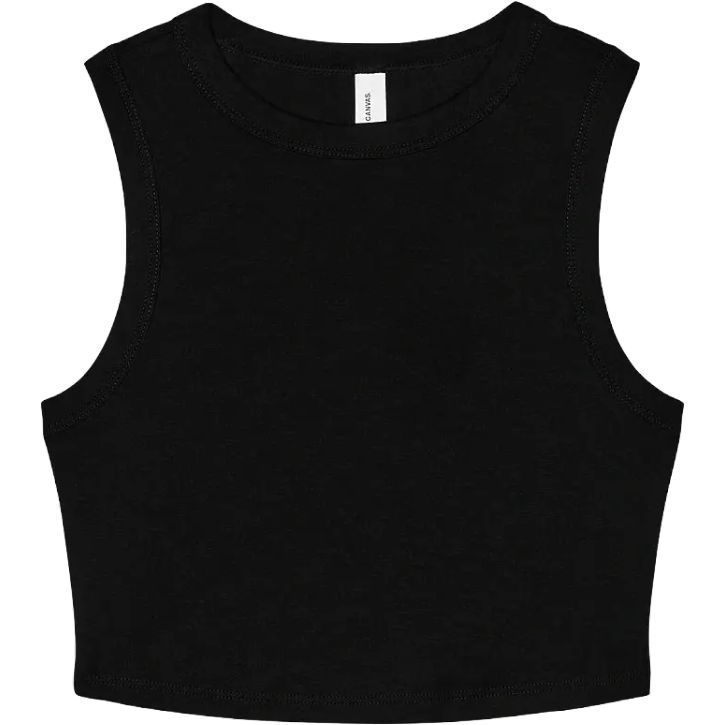 Image produit Women's micro rib muscle crop tank