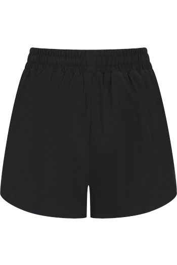 Ladies double layer sports short - Black