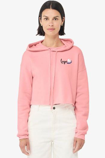 Image produit Women's cropped fleece hoodie