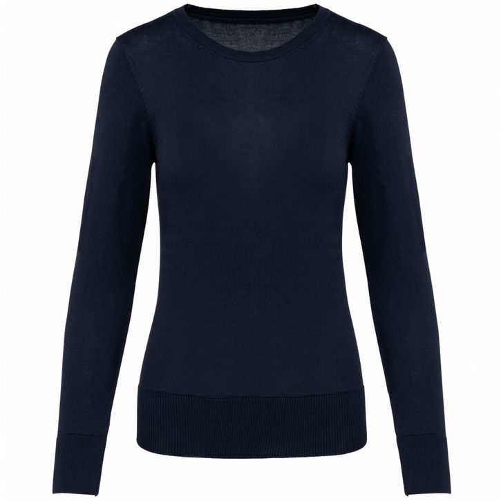 Pull Supima® col rond  femme