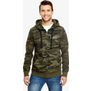 Full Zip Camo Hooded Fleece Jacket