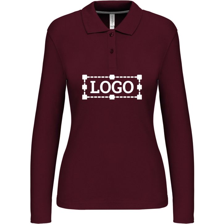 Image produit Polo manches longues femme
