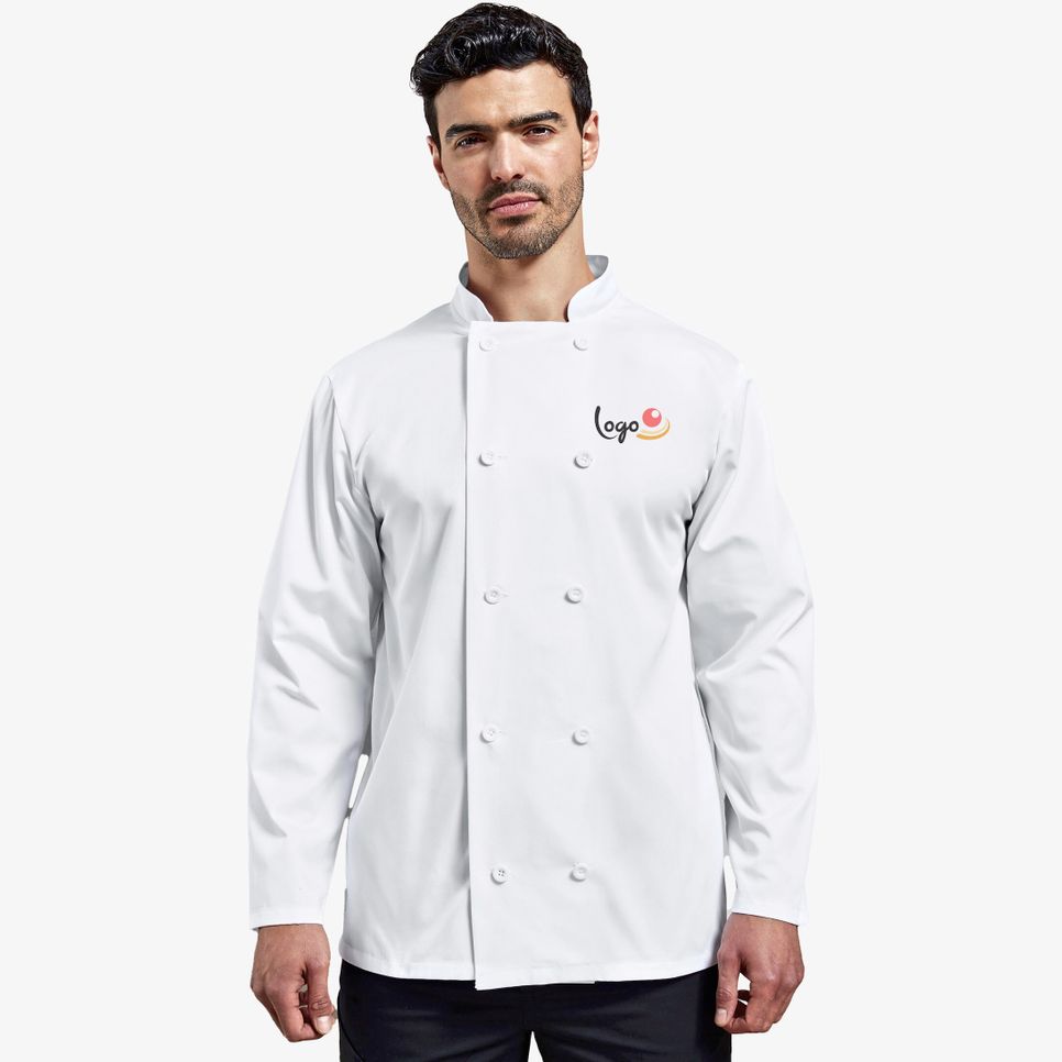 Veste de cuisinier à manches longues