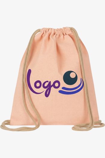 Image produit Petit sac à dos recyclé à cordon coulissant - Taille enfant