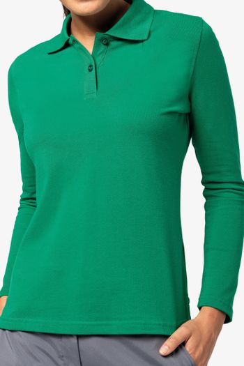 Image produit Polo manches longues femme