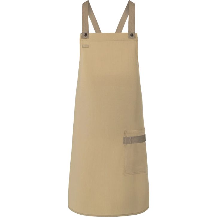 Image produit Bib apron urban-look with cross straps and pocket