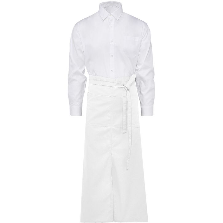 Berlin Long Bistro Apron with Vent and Pocket