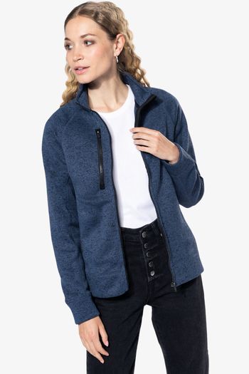 Image produit Veste zippée chinée femme