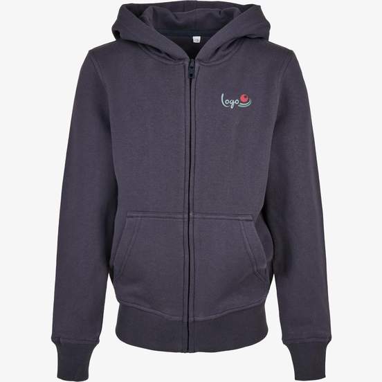 Kids Organic Basic Zip Hoody