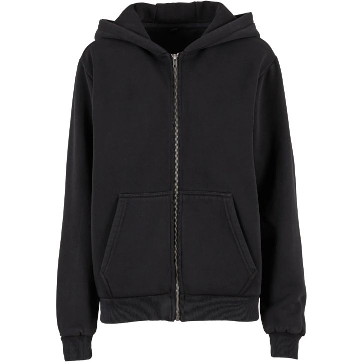 Ladies Vintage Heavy Zip Hoody