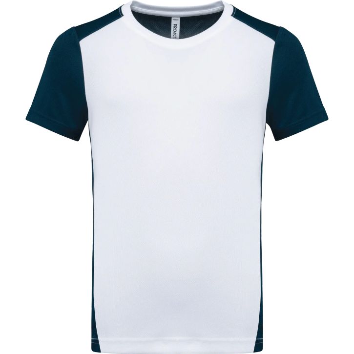 Image produit T-shirt de sport écoresponsable bicolore enfant