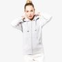 sweat-shirt zippé capuche femme