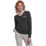 Pullover col V femme