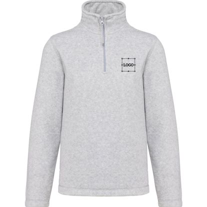 Image produit Enzo - Micropolaire col zippé homme