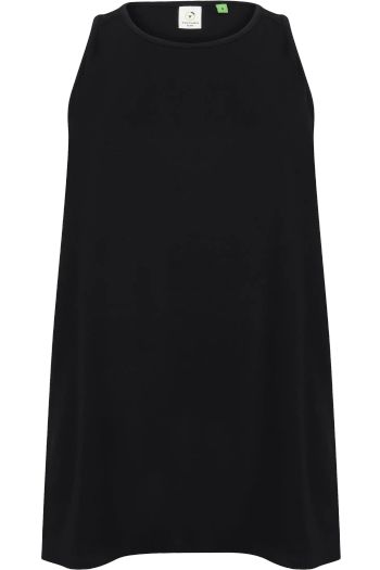 Ladies' open back vest - Black