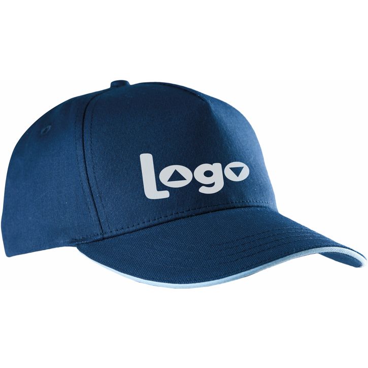Image produit Casquette sandwich contrasté - 5 panneaux