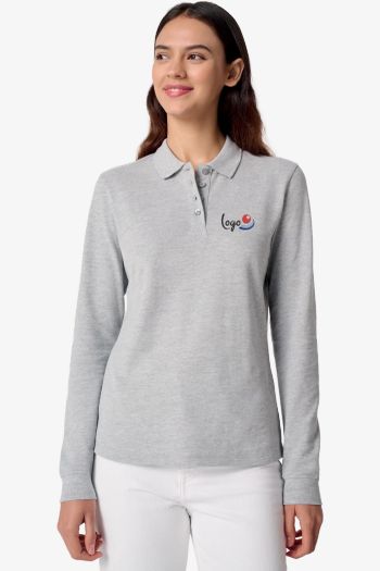 Image produit Polo piqué LSL femme 200