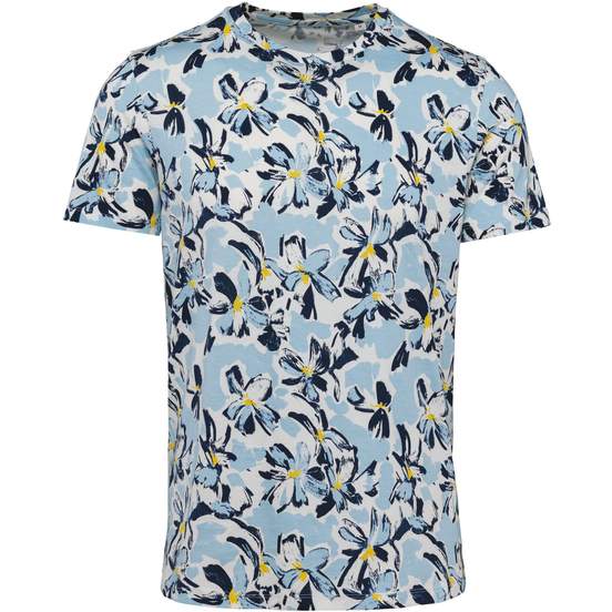 T-shirt imprimé tropical homme
