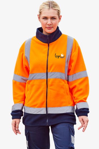 Image produit Polaire zippée à visibilité renforcée