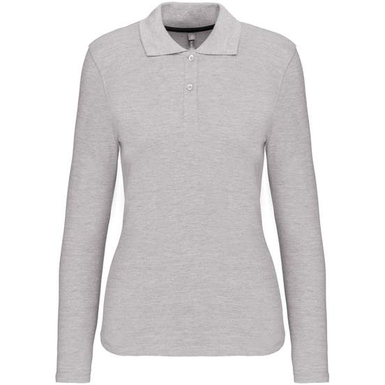 Polo manches longues femme