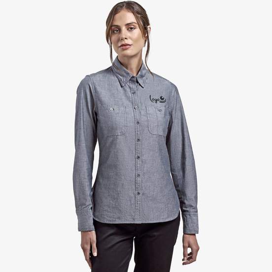 Chemisier Chambray durable pour femme