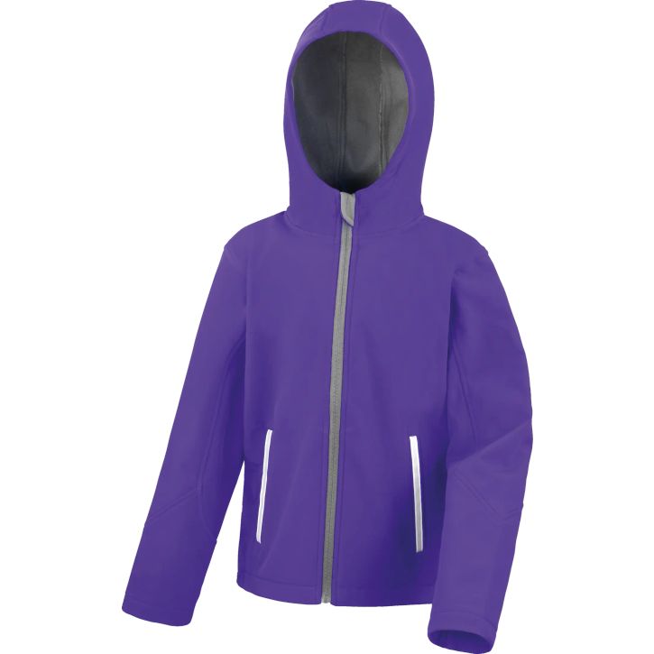Image produit Recycled junior & youth TX Performance hooded softshell