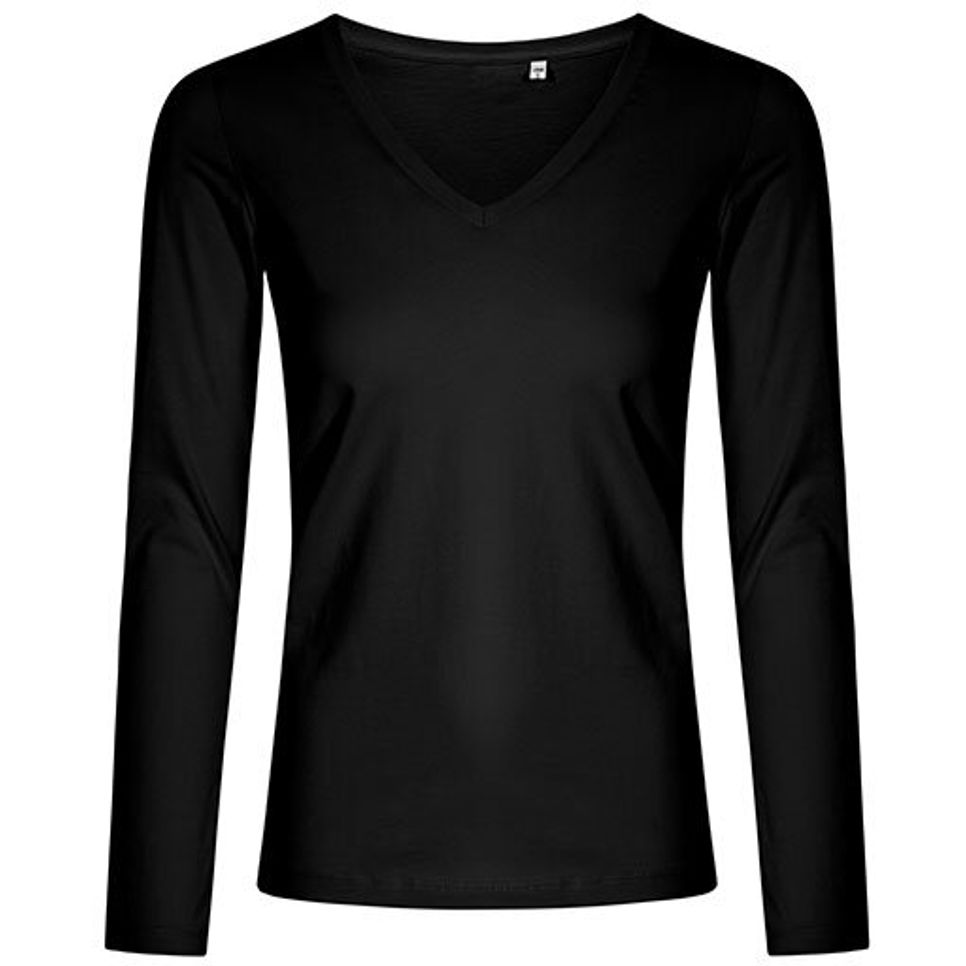 Women´s V-Neck T-Shirt Longsleeve